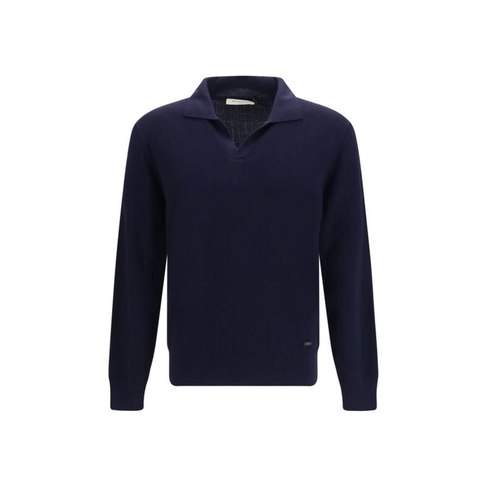 Brooksfield Men Virgin Wool Shawl Collar Cardigan